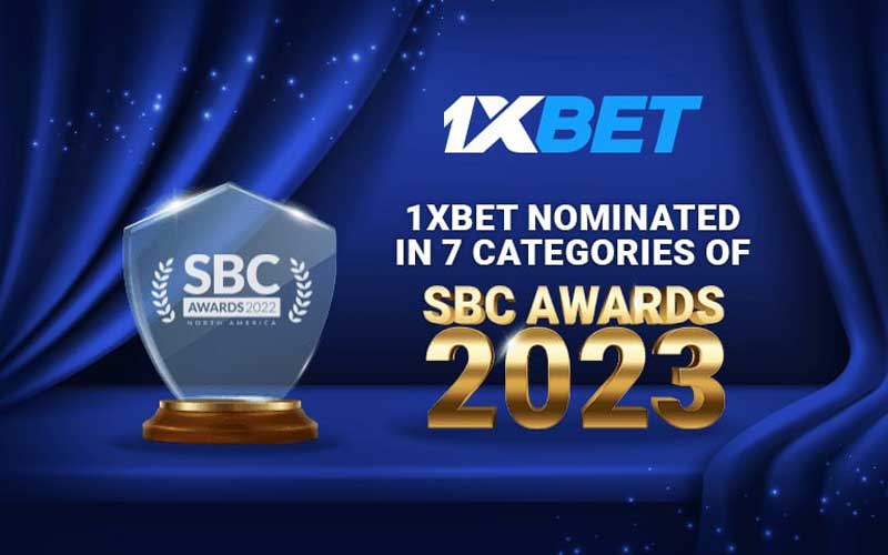 1xBet casino nominated for the prestigious SBC Awards 2023