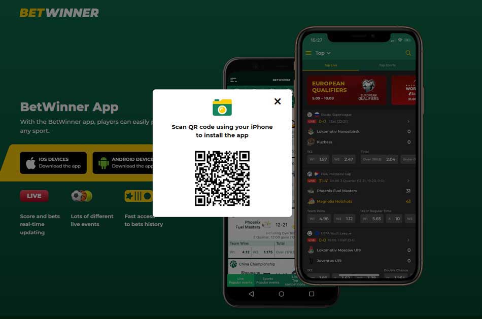 Betwinner how to instal mobile app for iOS devices
